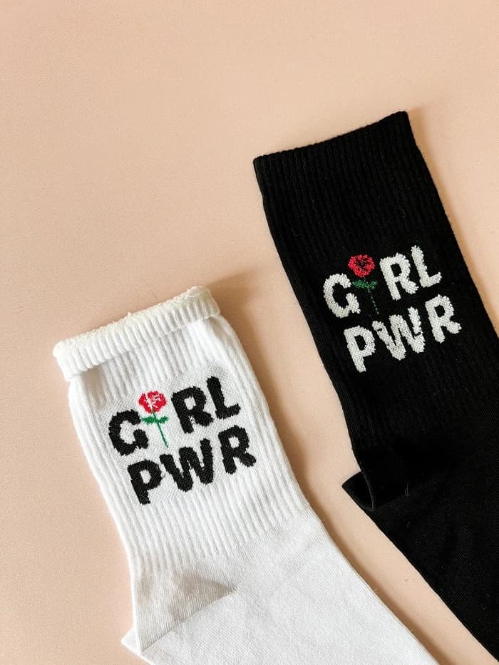 جوراب ساق بلند اسپرت GIRL POWER — تصویر ۲