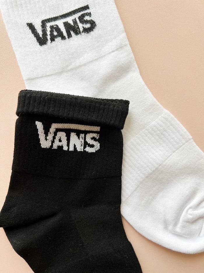 جوراب نیم ساق ورزشی طرح ونس Vans یونیسکس — تصویر ۲