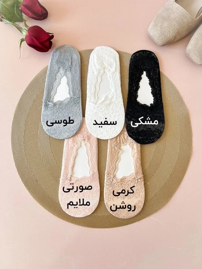 جوراب کالجی گیپور توری مدل ناز — تصویر ۲