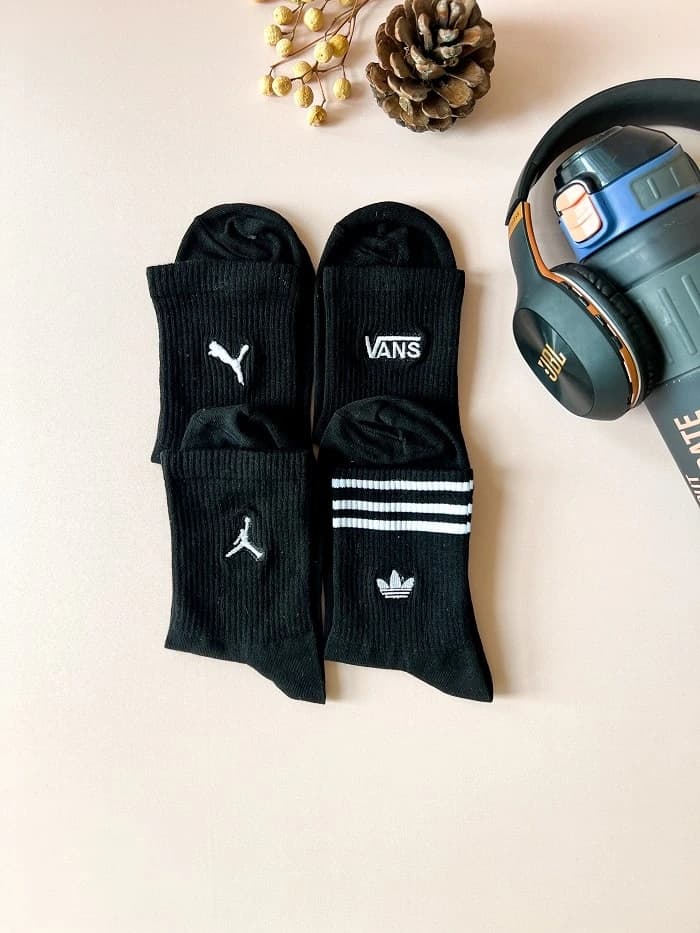 جوراب نیم ساق ورزشی طرح پوما PUMA گلدوزی یونیسکس — تصویر ۴
