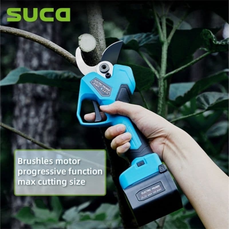 قیچی هرس شارژی سوکا SUCA SC-8612 | ابزار بی‌سیم باغبانی برای برش شاخه تا 45 mm برای هرس های سنگین — تصویر ۳