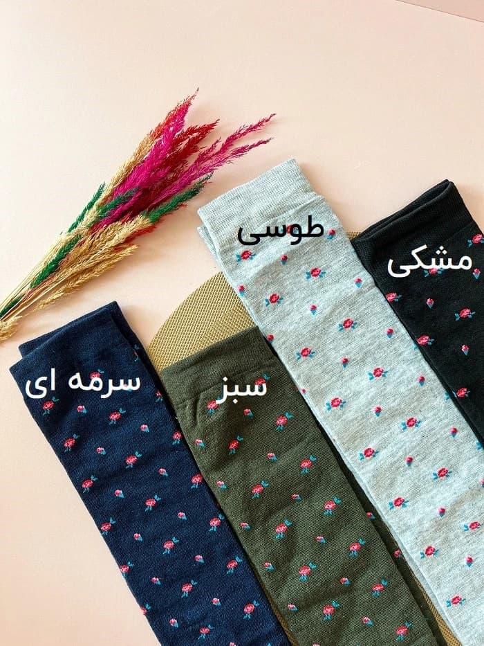 جوراب بالا زانو طرح دار — تصویر ۲