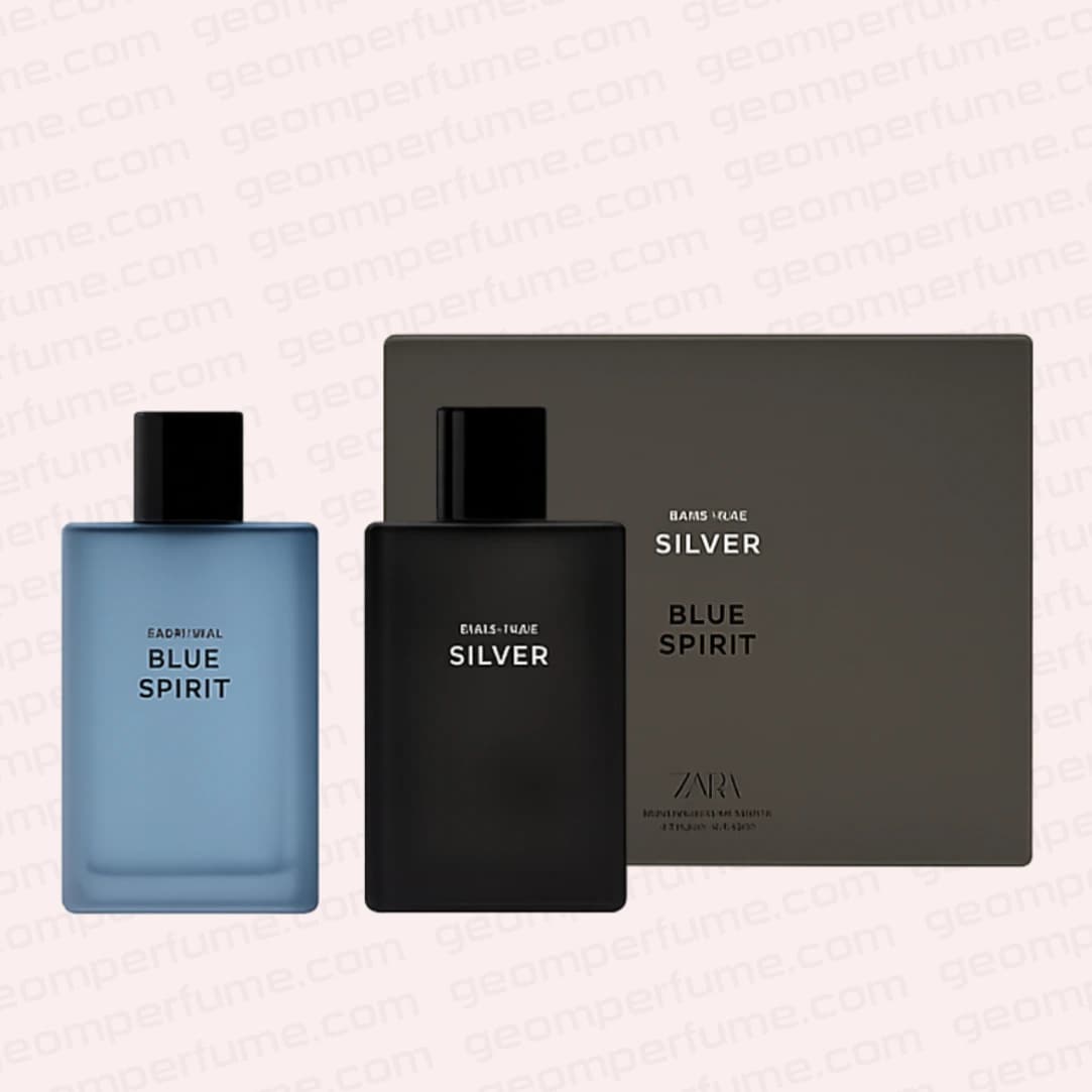 عطر ادکلن زارا دوقلو بلو اسپریت + سیلور | ZARA BLUE SPIRIT + SILVER — تصویر ۲