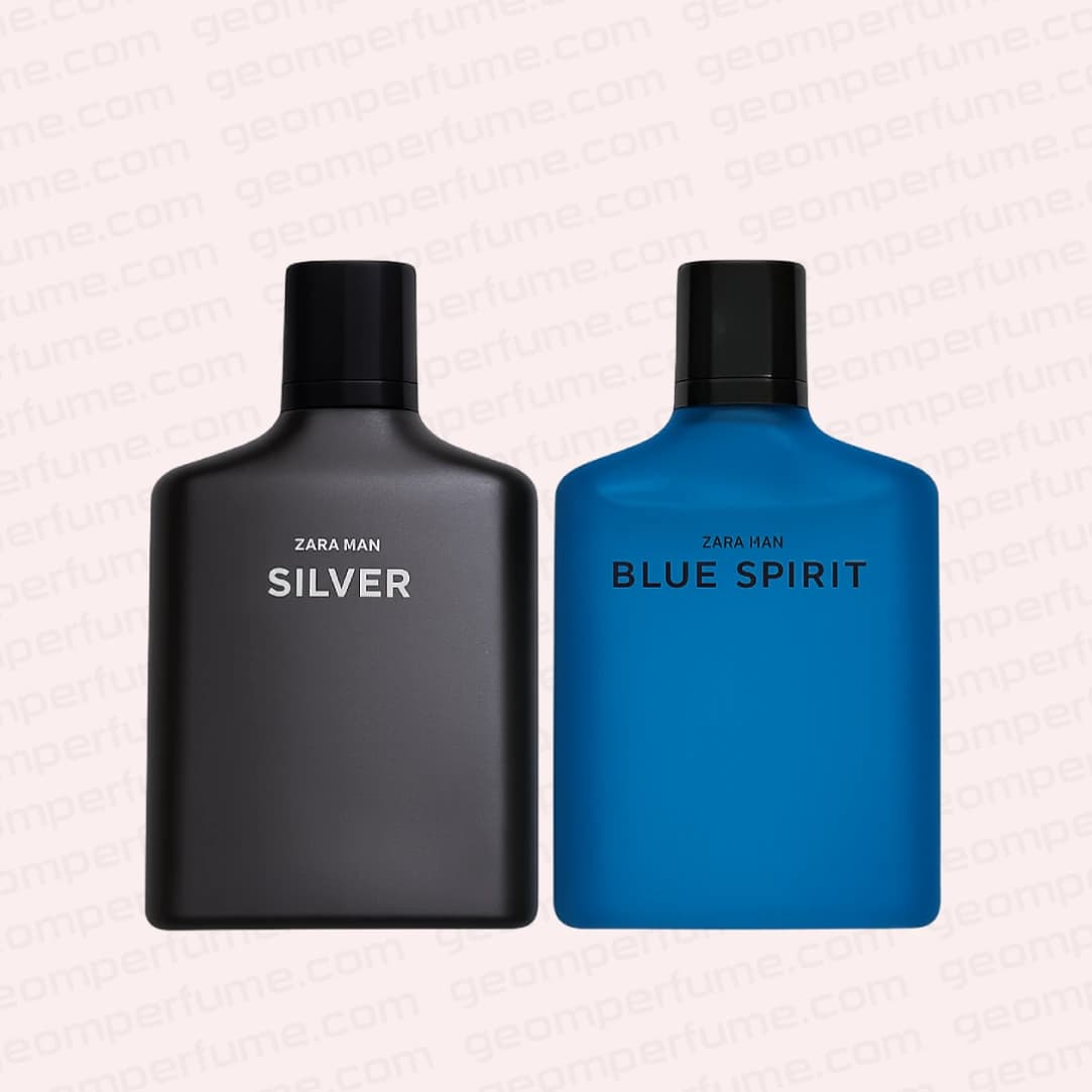 عطر ادکلن زارا دوقلو بلو اسپریت + سیلور | ZARA BLUE SPIRIT + SILVER