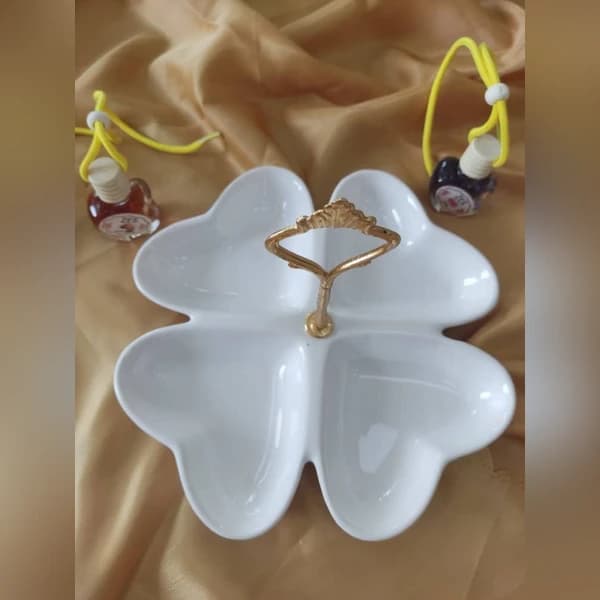 اردوخوری چهار خانه قلب دسته‌دار