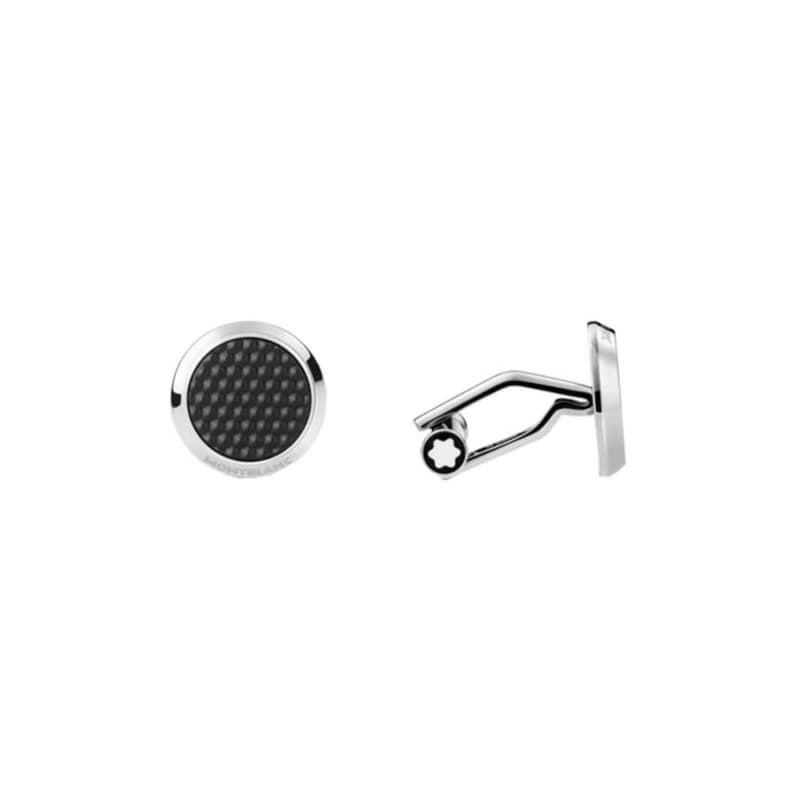 دکمه سرآستین Mont Blanc | مدل مشکی 132976 | طراحی کلاسیک و لوکس | مناسب برای استایل‌های رسمی و مجلسی | ساخته‌شده از استیل ضدزنگ | برند مون بلان