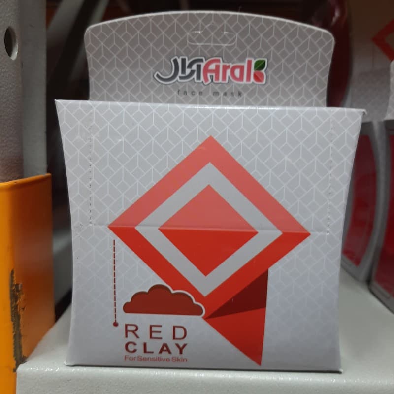 ماسک صورت خاک رس قرمز آرال