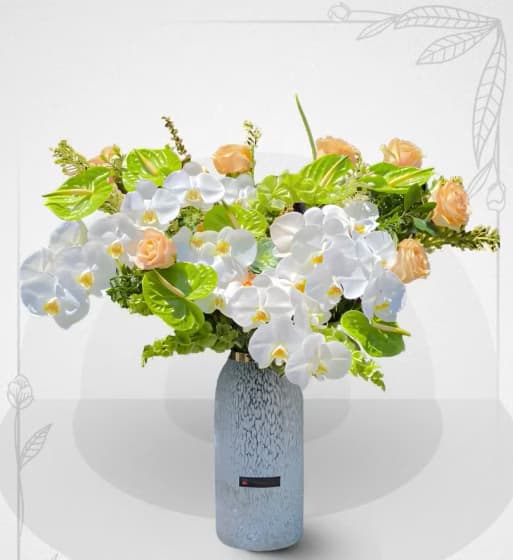 جام گل شیشه ای بامداد بهار کد 417