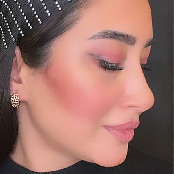 گوشواره دخترانه توری حلقه ای ژوپینگ