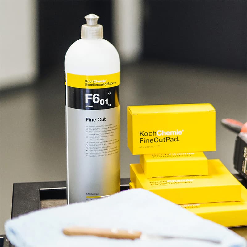 پولیش متوسط یک لیتری کوکمی کیمی مدل Koch Chemie Fine Cut F6.01 1L — تصویر ۲