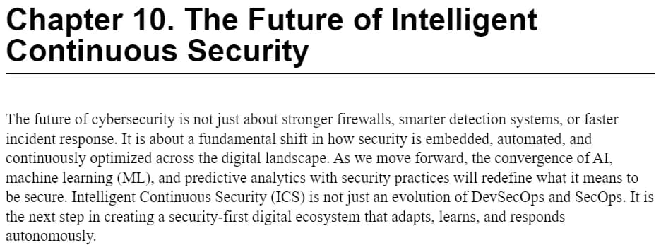 کتاب Intelligent Continuous Security — تصویر ۴