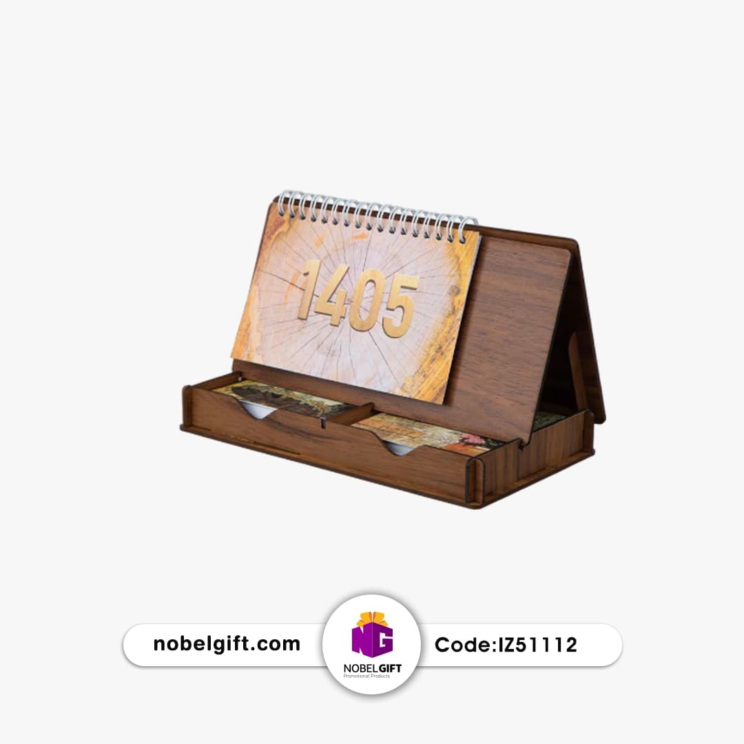تقویم چوبی تبلیغاتی 1405 کد IZ51112
