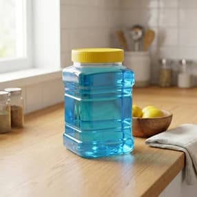 جار دو کیلویی مربع با درب دهانه 88 (ک)