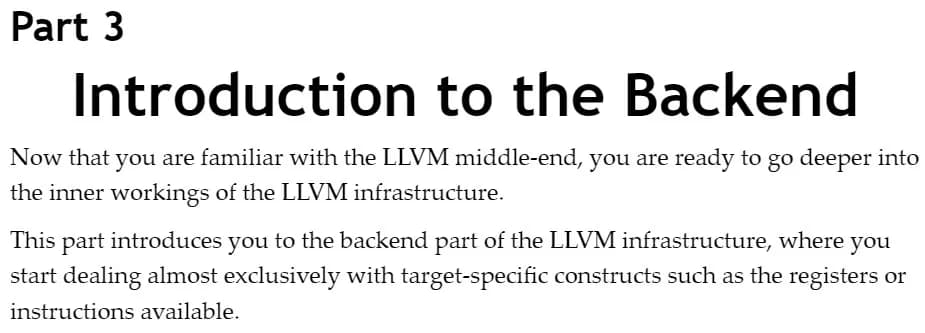 کتاب LLVM Code Generation — تصویر ۳