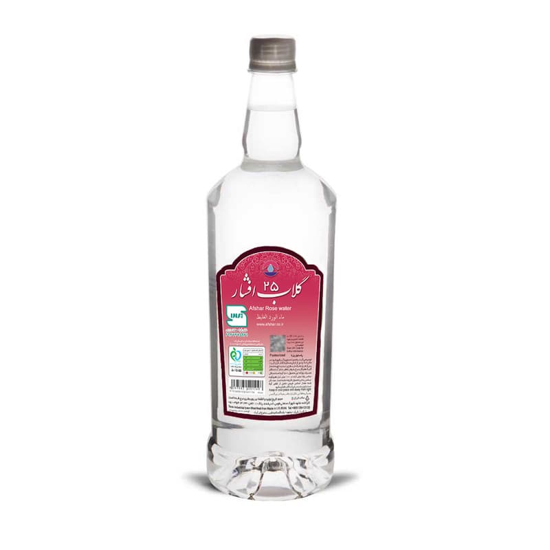 عرق گلاب غلیظ 25 1 لیتری افشار
