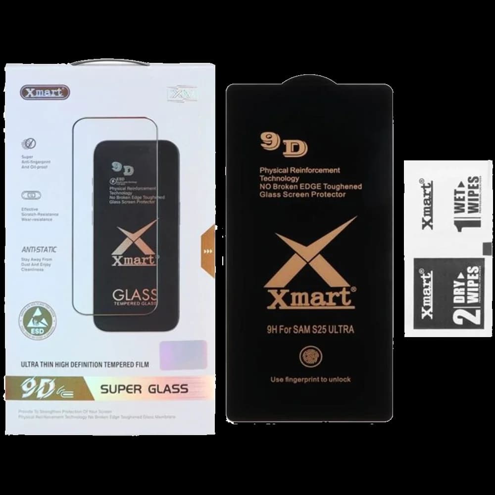 گلس گوشی شیشه ای XMART مدل Full Cover 9D ESD اورجینال (مناسب برای مدل آیفون) — تصویر ۳