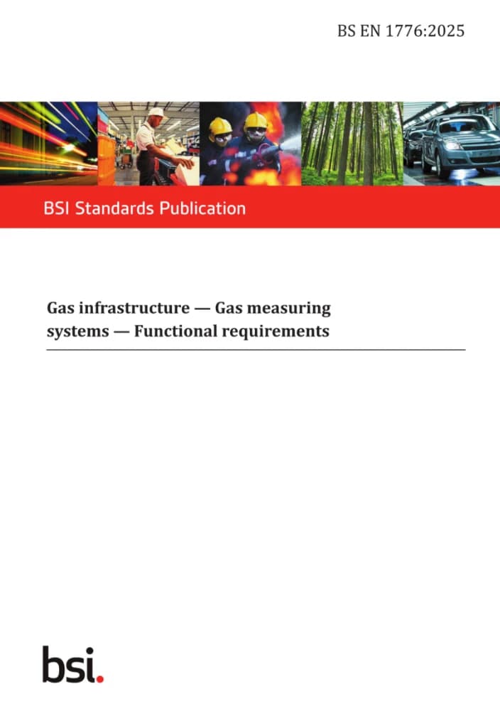 BS EN 1776 2025 استاندارد نسخه PDF انگلیسی