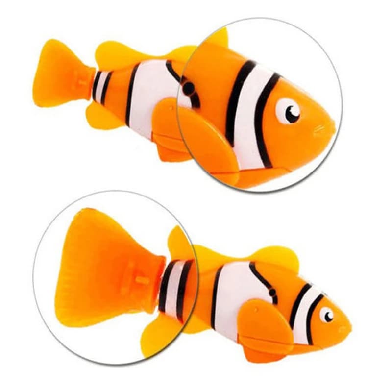 ماهی رباتیک جینو تویز مدل Robotic Fish Gino | سنسور هوشمند فعالساز در آب — تصویر ۴