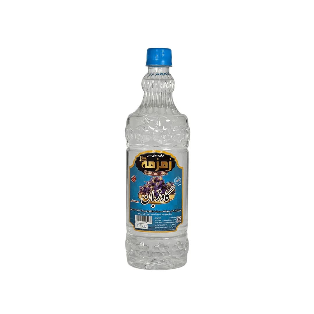 عرق گل گاو زبان 1 لیتری زمزمه کاشان