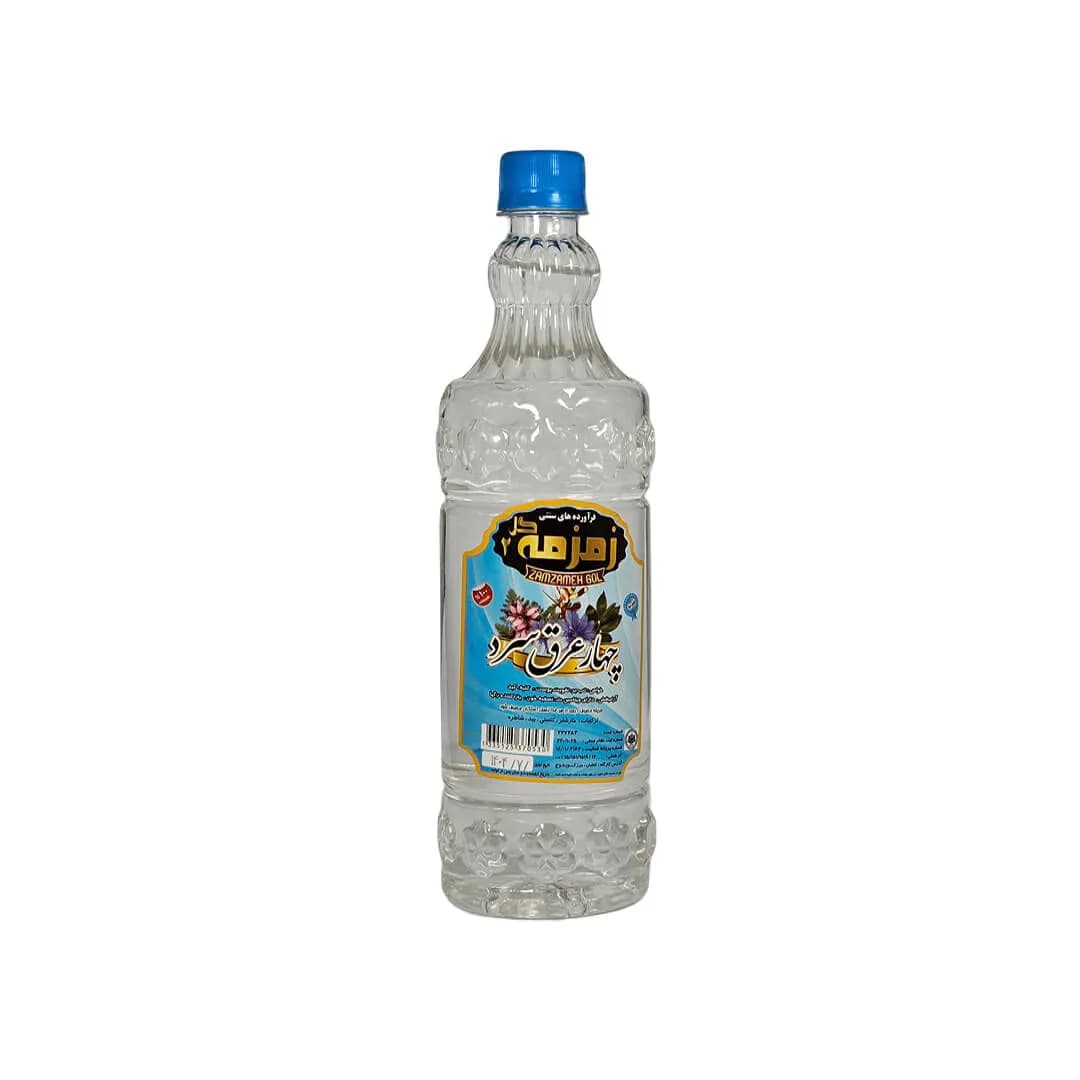 عرق چهار عرق سرد 1 لیتری زمزمه کاشان