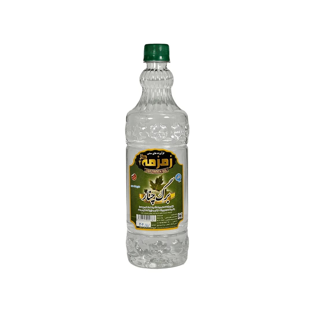 عرق برگ چنار 1 لیتری زمزمه کاشان