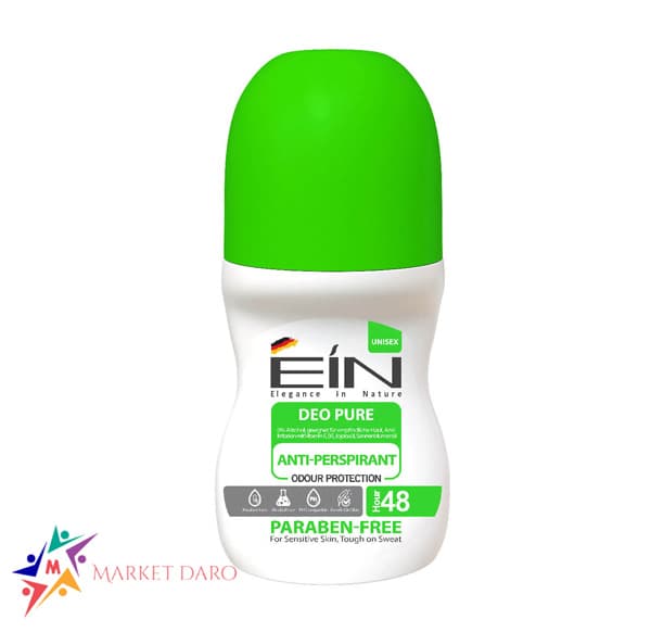 رول ضد تعریق زنانه ای آی ان مدل Deo Pure حجم 50 میلی لیتر