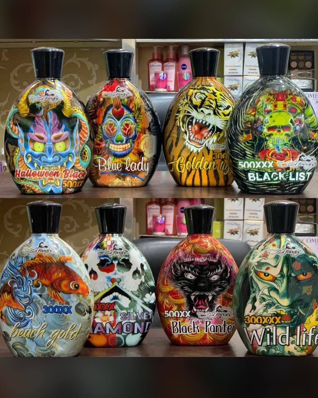 لوسیون سولاریوم ادهاردی مدل گلدن تایگر Golden Tiger حجم 400 میل — تصویر ۲