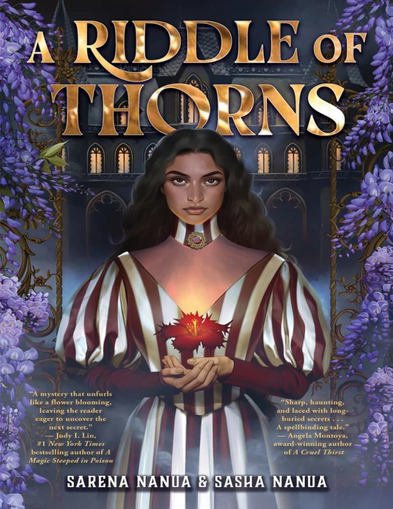 کتاب A Riddle of Thorns (معمای خارها) اثر Sarena Nanua نسخه انگلیسی PDF