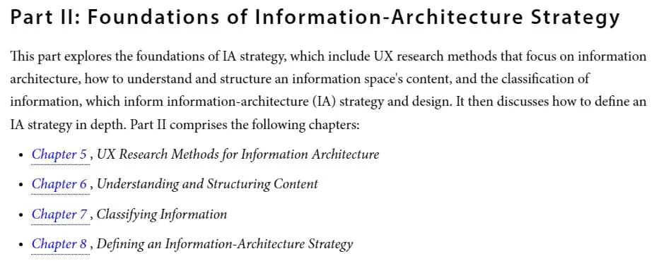 کتاب Designing Information Architecture — تصویر ۳