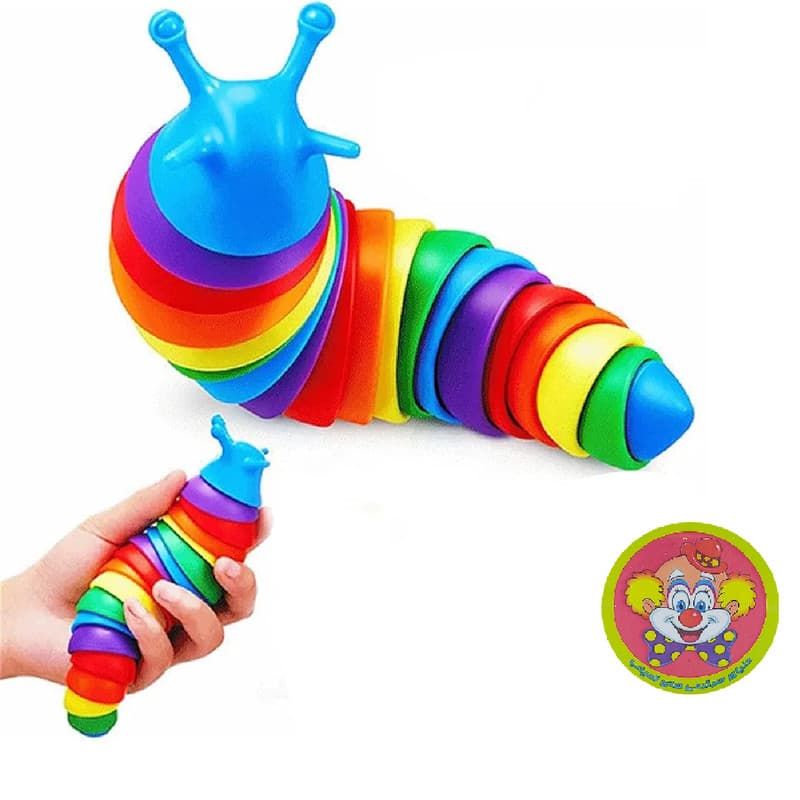 فیجت ضد استرس مدل کرم فینگر اسلاگ (Finger Slug) | تمرکز و آرامش — تصویر ۸