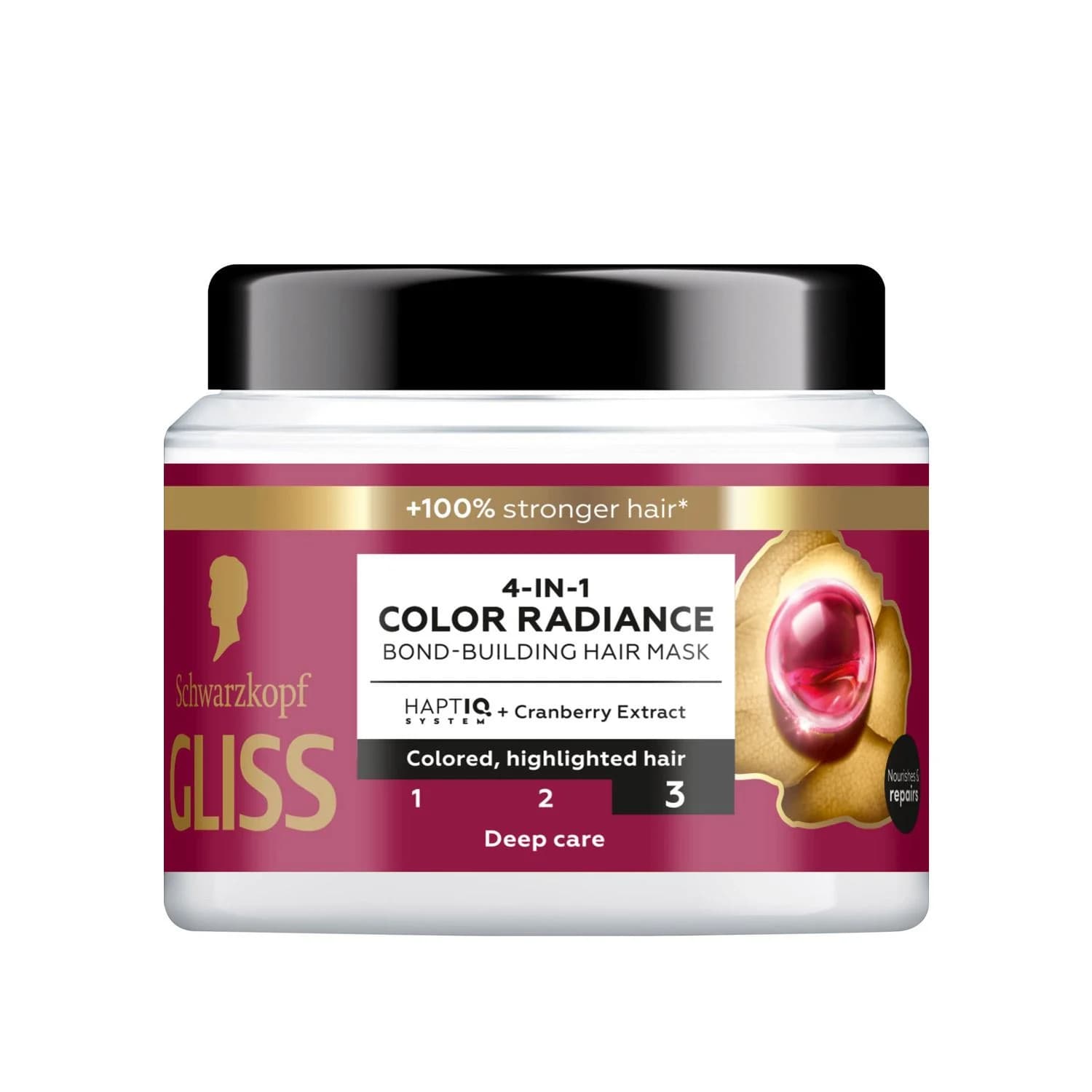 ماسک موی 4 در 1 گلیس مدل COLOR RADIANCE حجم 400 میل