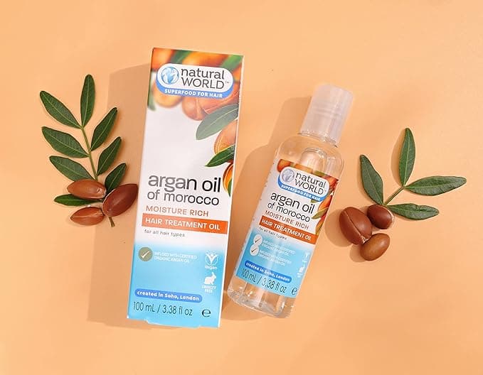 روغن آرگان نچرال ورلد سری Moisture Rich مدل مراکش حجم 100 میلی لیتر — تصویر ۳