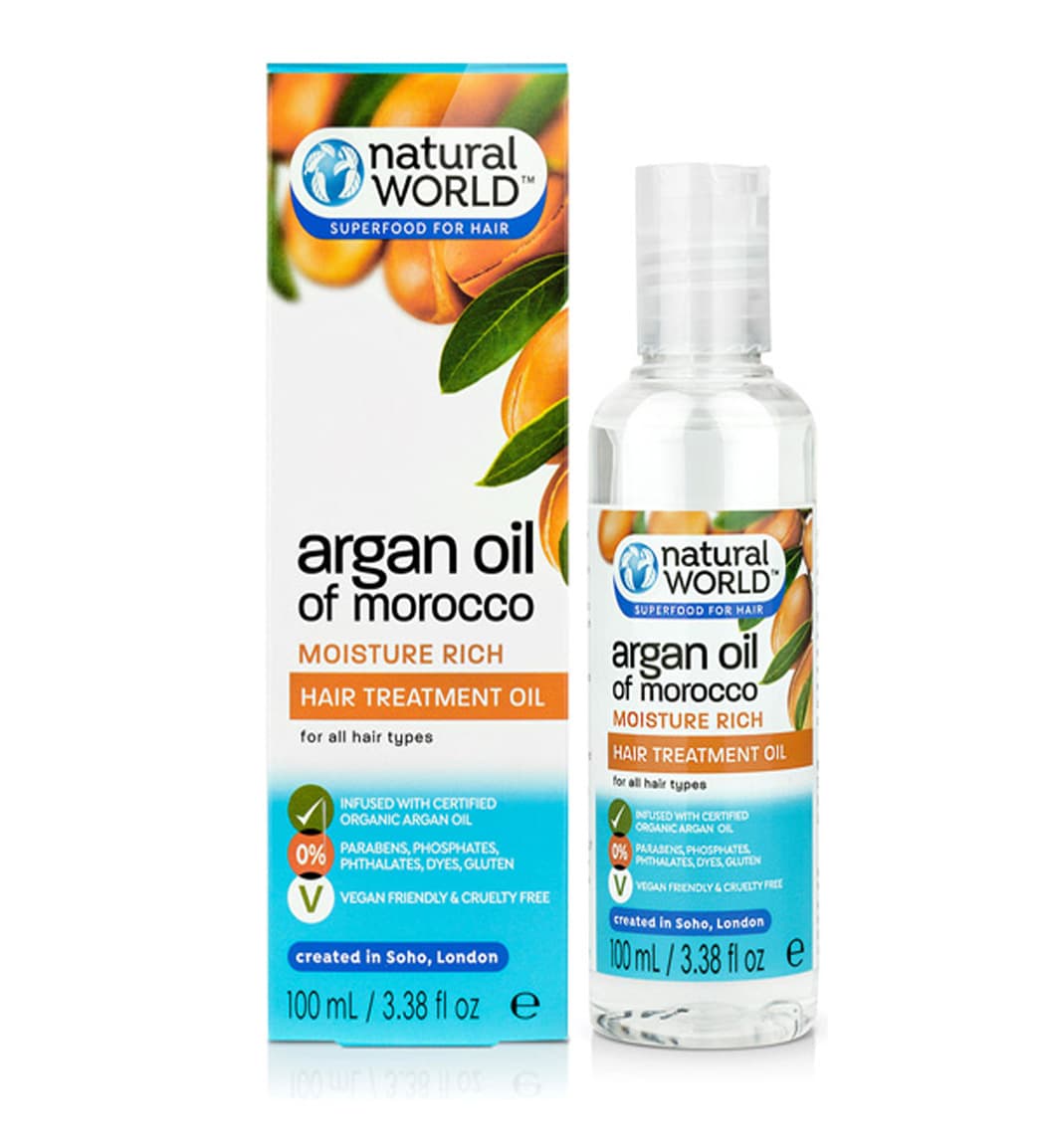 روغن آرگان نچرال ورلد سری Moisture Rich مدل مراکش حجم 100 میلی لیتر
