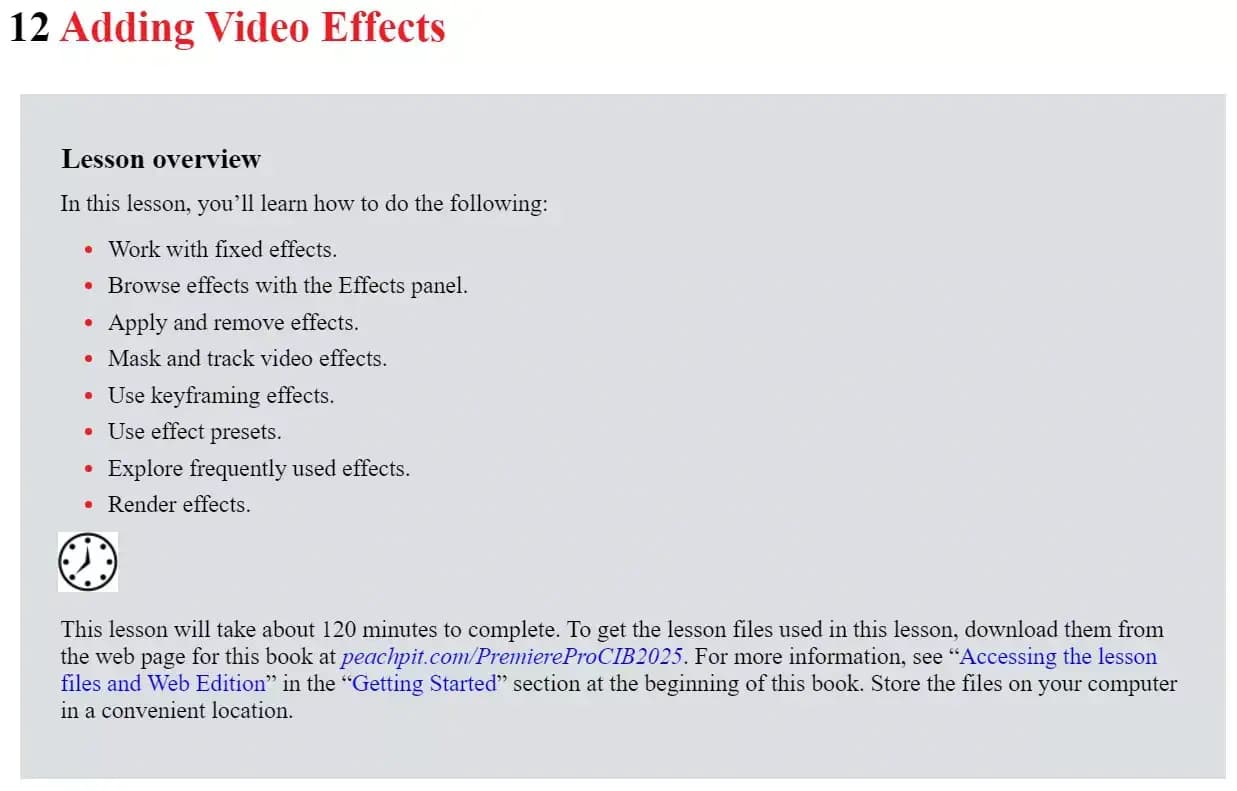 کتاب Adobe Premiere Pro Classroom in a Book 2025 Release — تصویر ۳