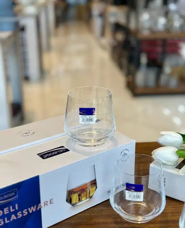 نیم لیوان 6 تایی DELI GLASSکد 1117 — تصویر ۲
