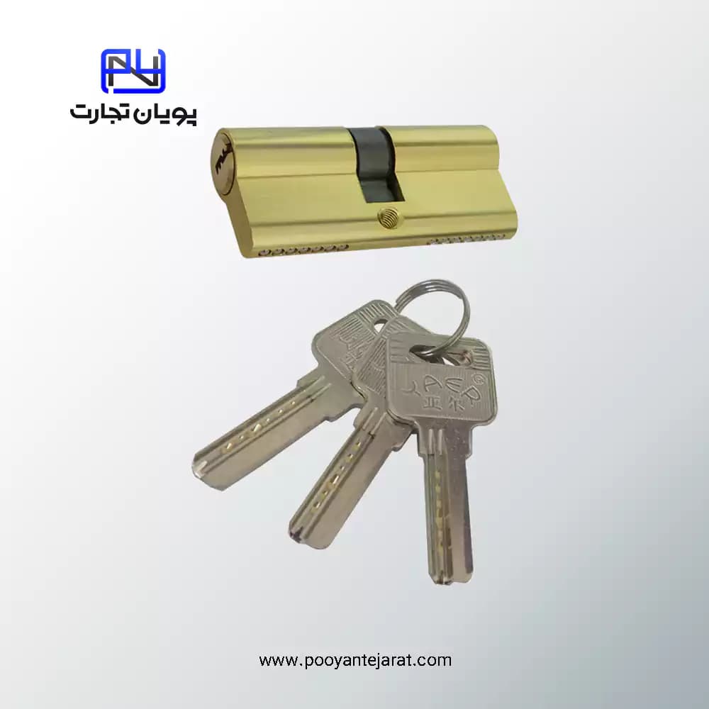 سیلندر مغزی برنجی سوئیچی 7 سانت 35*35 YAER