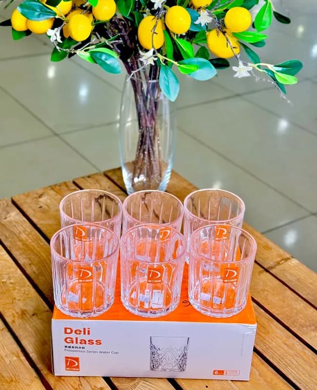 نیم لیوان 6تایی Deli Glass وارداتی کد KIT-1367