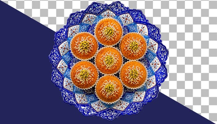 دانلود تصویر PNG کیک یزدی با کیفیت | عکس دوربری شده (بدون پس‌ زمینه)