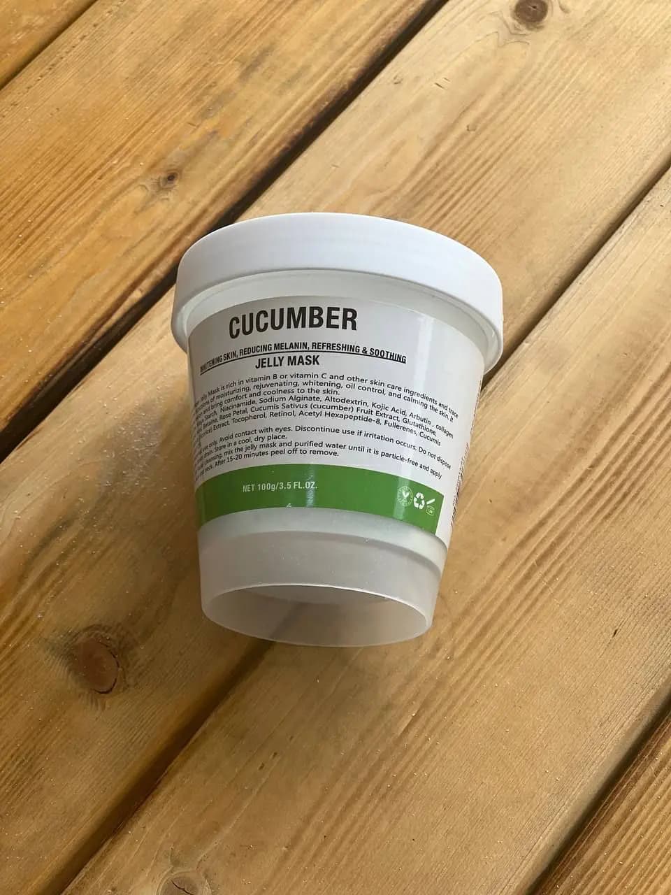 ماسک هیدروژلی خیار دکتر مینایر 100 گرم — تصویر ۳