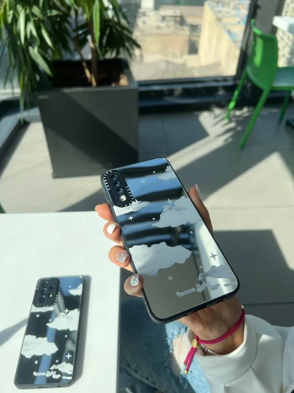 قاب آینه ای طرح ابر گوشی سامسونگ A13 — تصویر ۳