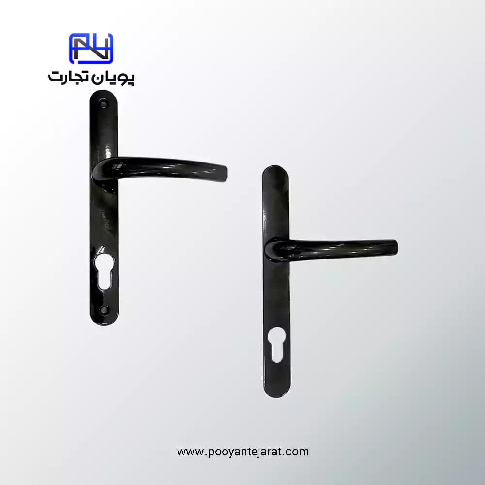 دستگيره درب سوئیچی 85*28 قهوه ای تیره ACCADO
