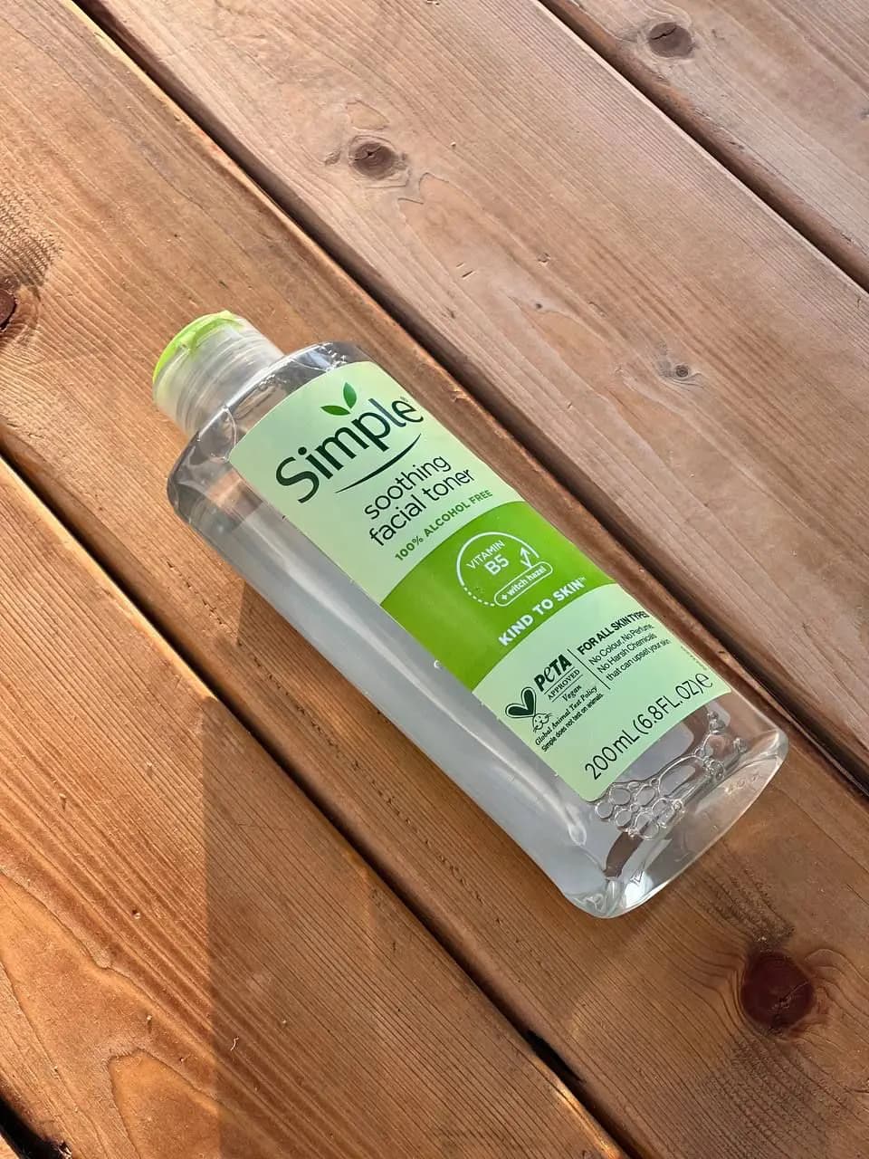 تونر تسکین دهنده پوست سیمپل Soothing Toner حجم ۲۰۰ میل — تصویر ۵