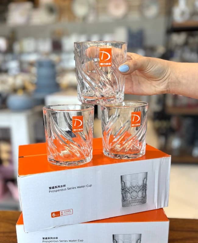 نیم لیوان Deli Glass وارداتی کد KIT-1368 — تصویر ۴