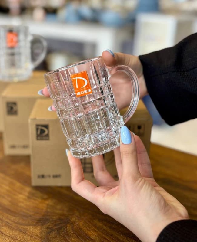 ماگ جفتی Deli Glass وارداتی کد KIT-1361 — تصویر ۳