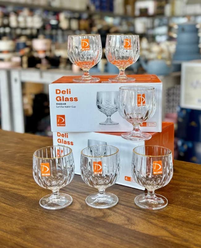 دسر و بستنی خوری Deli Glass وارداتی کد KIT-1396 — تصویر ۲