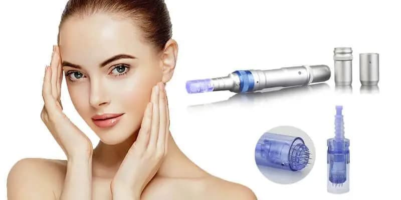 کارتریج درماپن تیتانیوم آبی در پوش دار میکرونیدلینگ — تصویر ۲