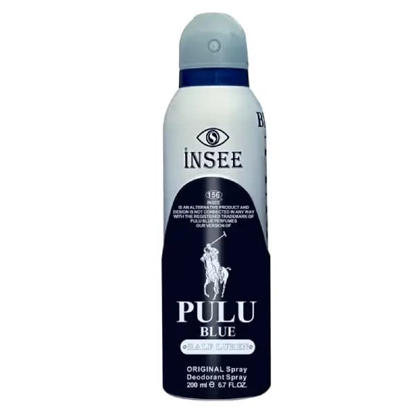 اسپری بدن مردانه اینسی مدل POLO BLUE حجم ۲۰۰ میلی لیتر