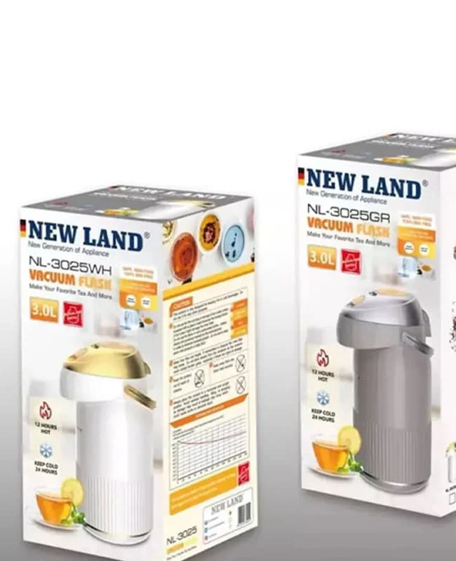 فلاکس پمپی 3 لیتری نیولند مدل NL3025WH — تصویر ۳