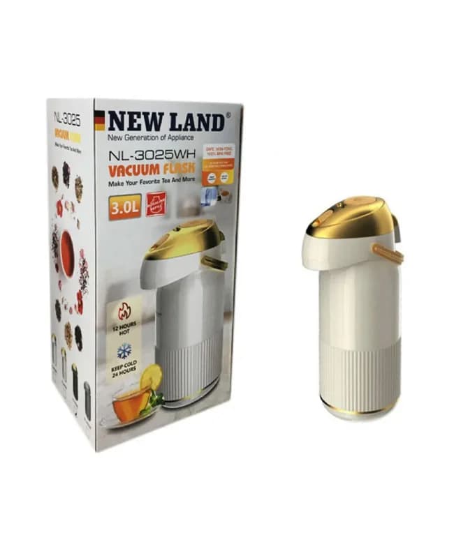 فلاکس پمپی 3 لیتری نیولند مدل NL3025WH