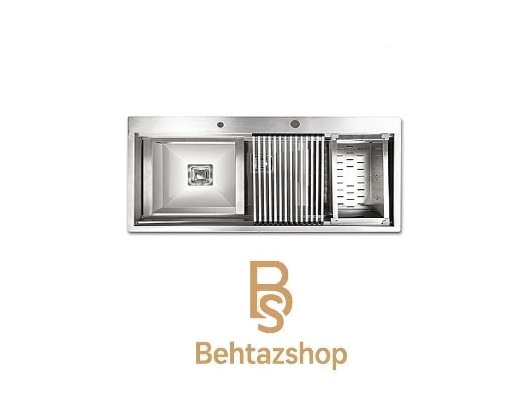 سینک ظرفشویی توکار مدل اخوان کد 355